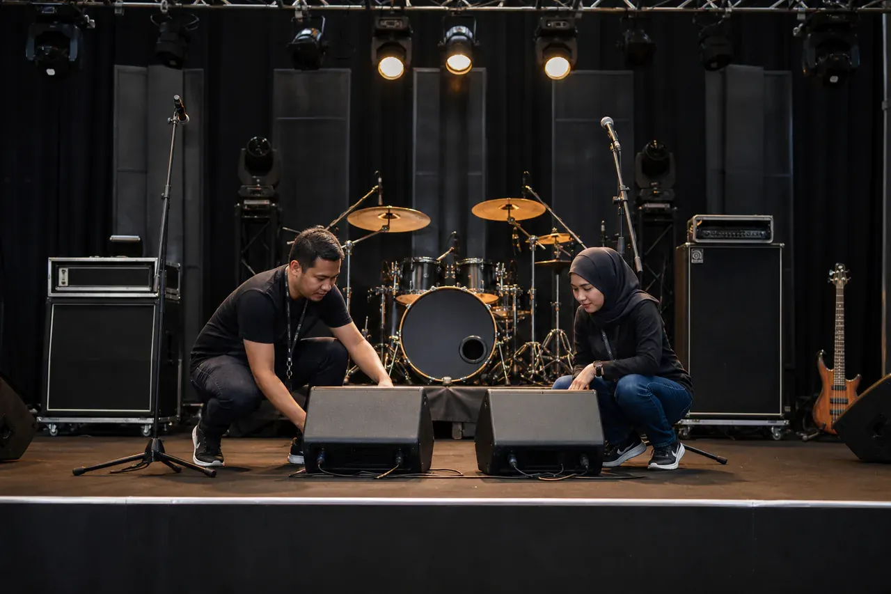 Profesional acara Melayu Malaysia menyediakan Sewaan sistem bunyi konsert dan pancaragam langsung
