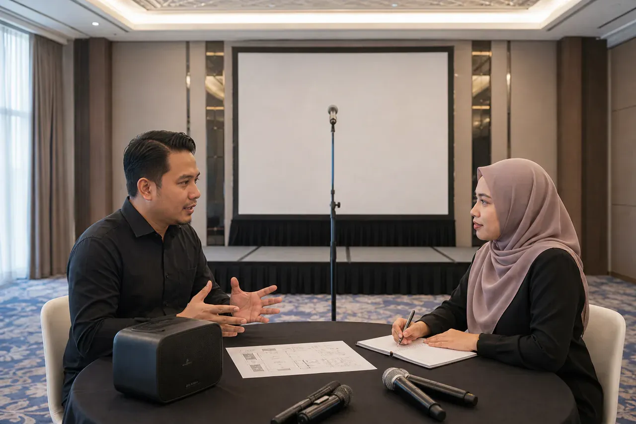 Profesional acara Melayu Malaysia menyediakan Pustaka soalan AV acara