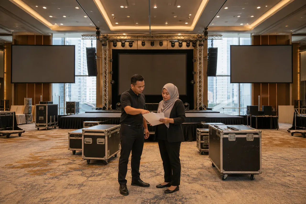 Profesional acara Melayu Malaysia menyediakan Panduan AV acara Kuala Lumpur